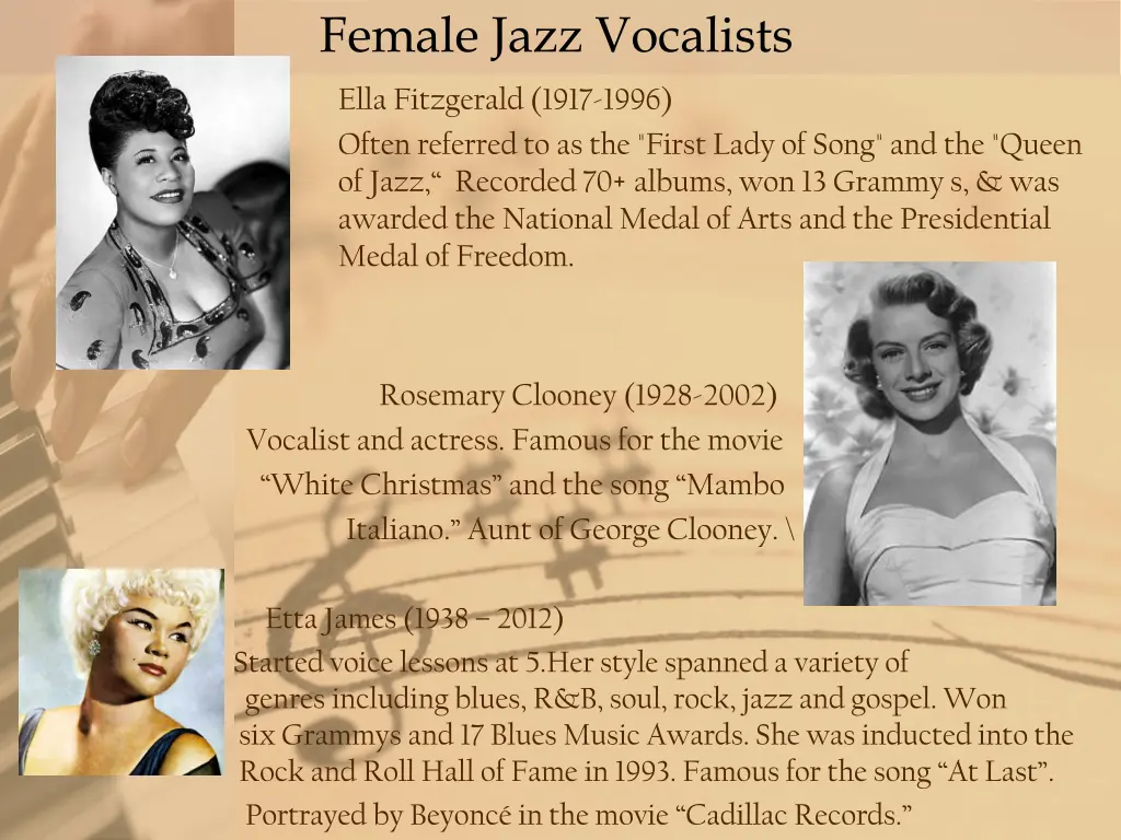 female jazz vocalists