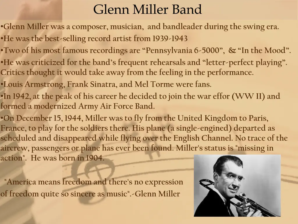 glenn miller band