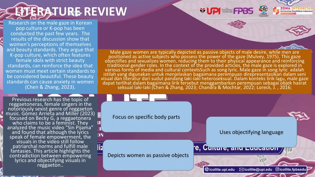 literature review research on the male gaze