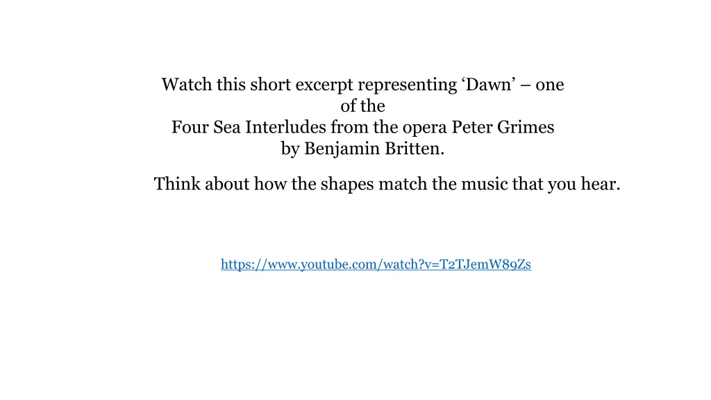watch this short excerpt representing dawn