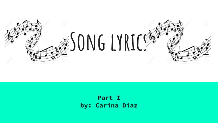song lyrics