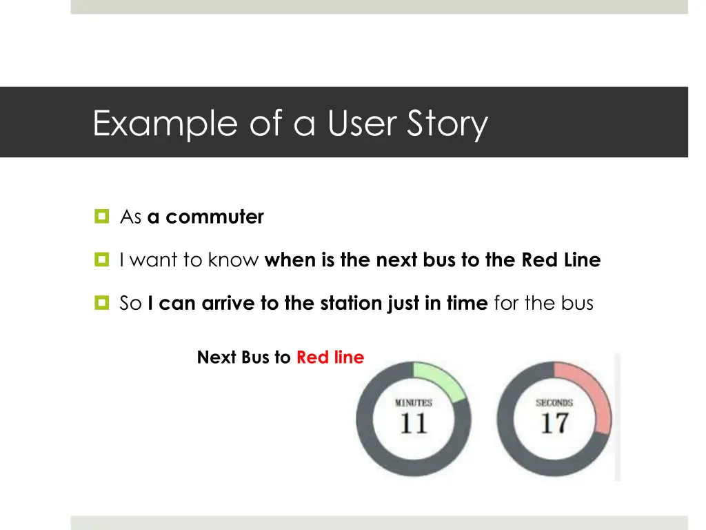 example of a user story