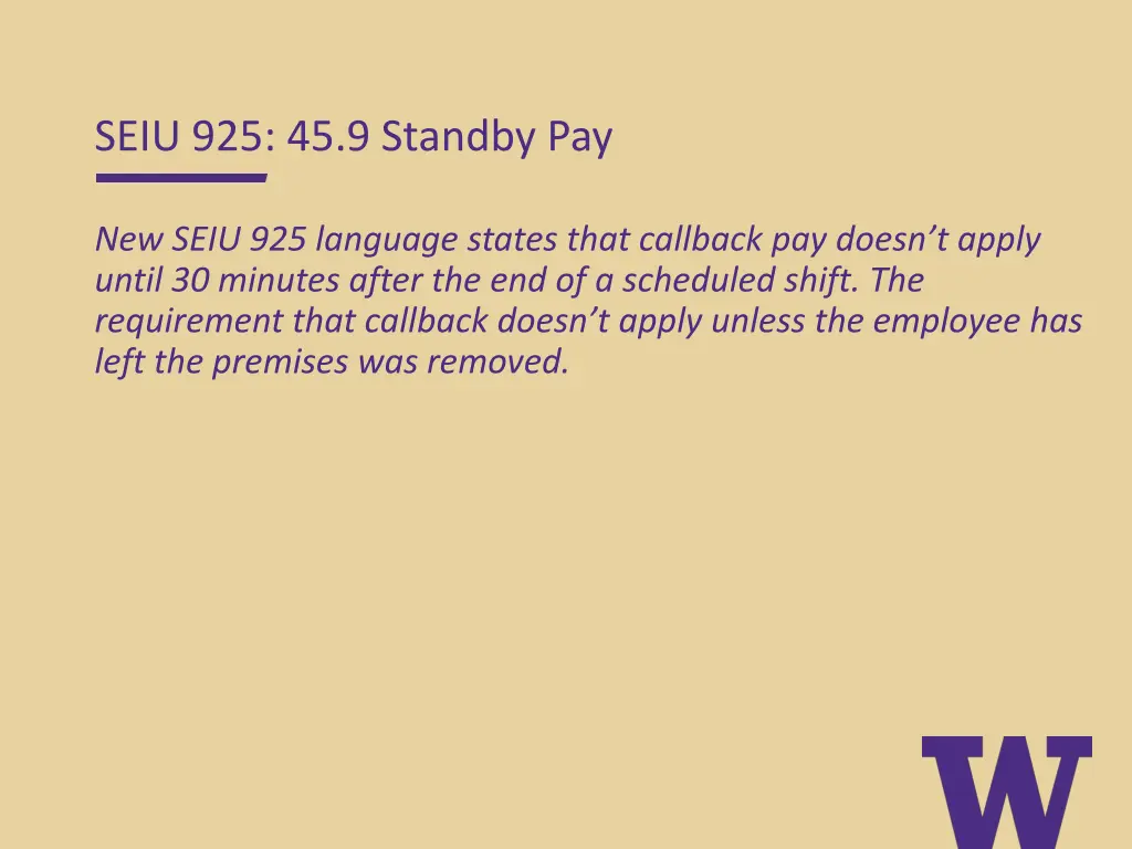 seiu 925 45 9 standby pay