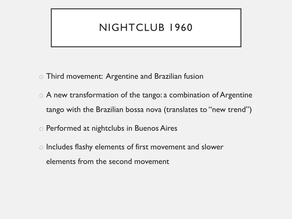 nightclub 1960