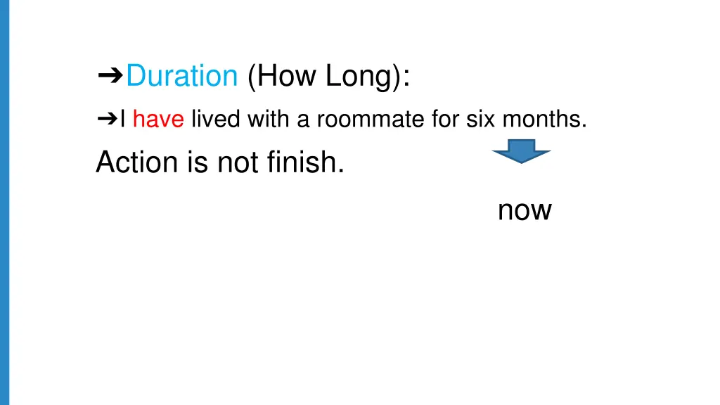 duration how long i have lived with a roommate