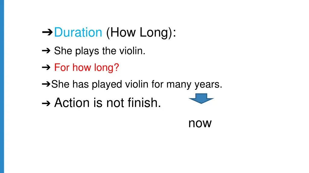 duration how long she plays the violin