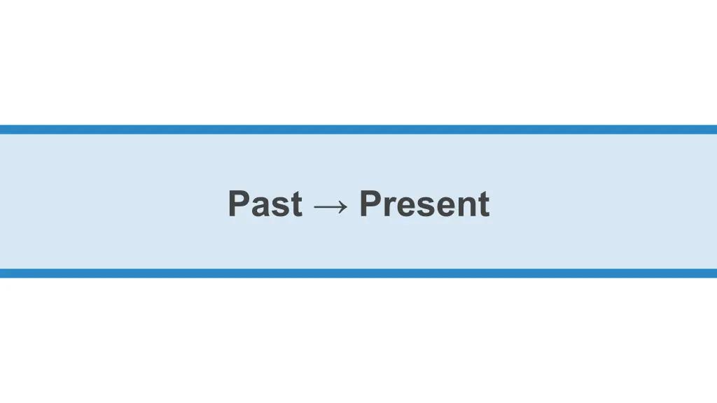 past present