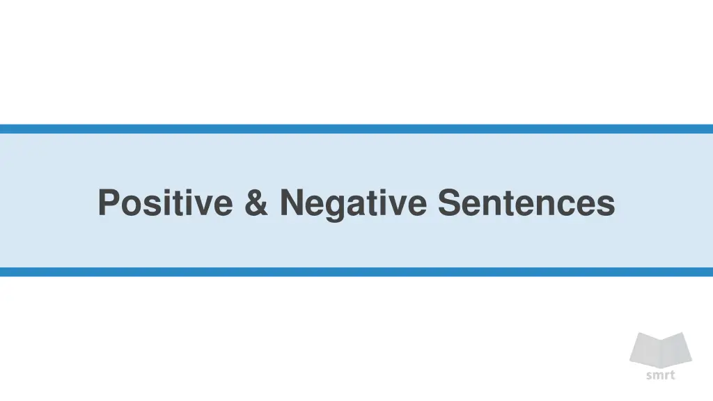 positive negative sentences