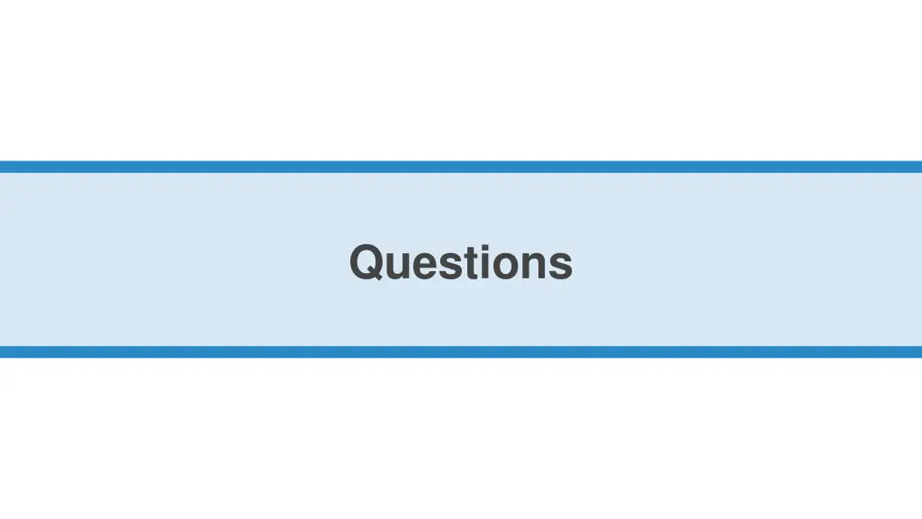 questions
