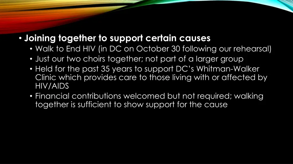 joining together to support certain causes walk