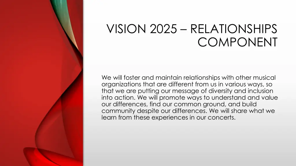 vision 2025 relationships