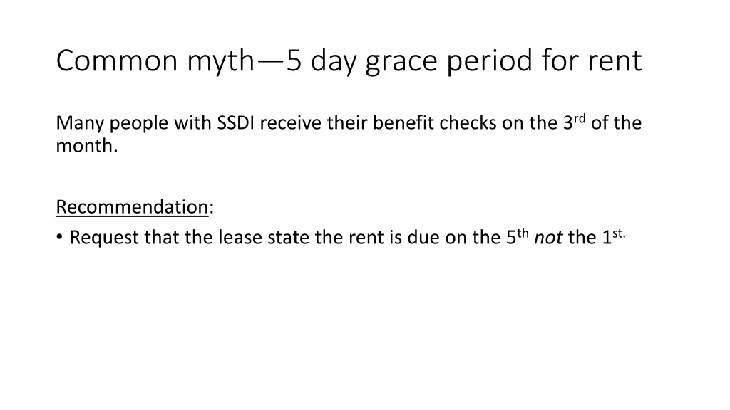 common myth 5 day grace period for rent 1
