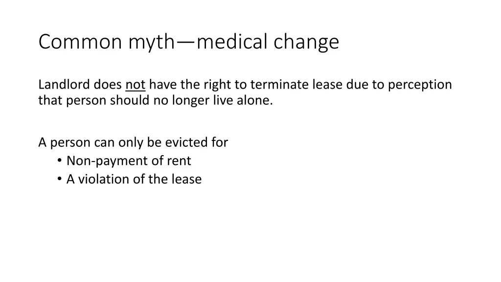 common myth medical change 1