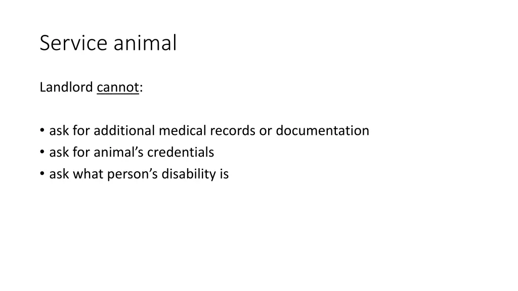 service animal