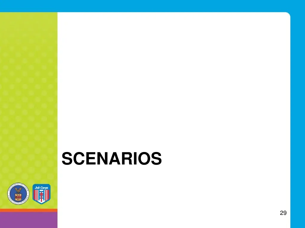 scenarios