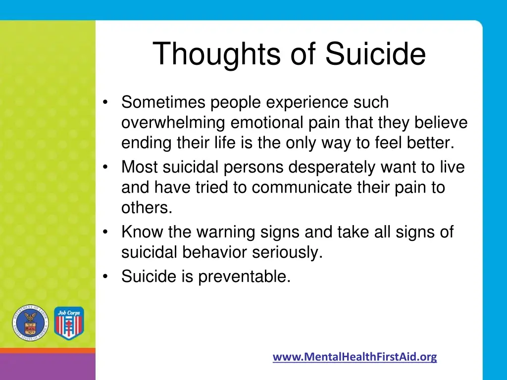thoughts of suicide