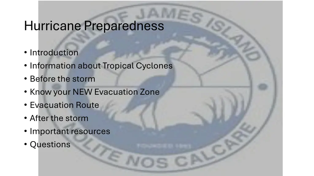 hurricane preparedness