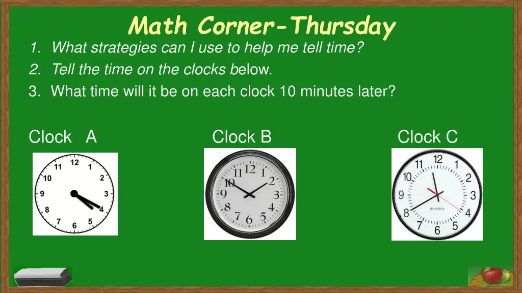 math corner thursday 1 what strategies
