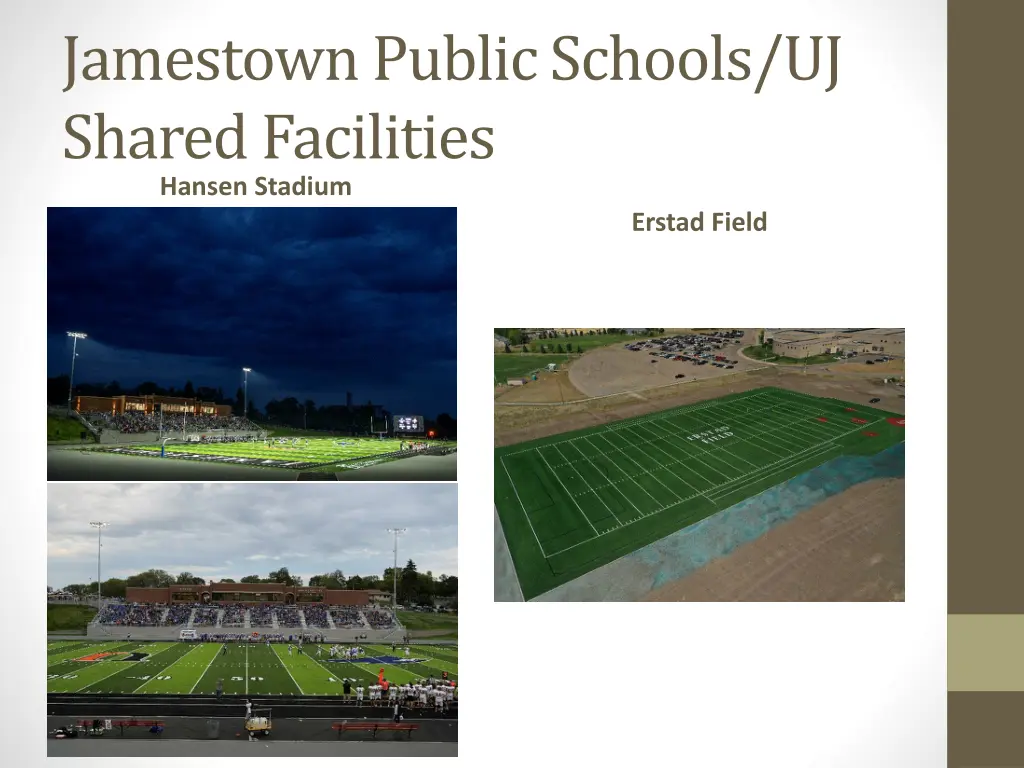 jamestown public schools uj shared facilities