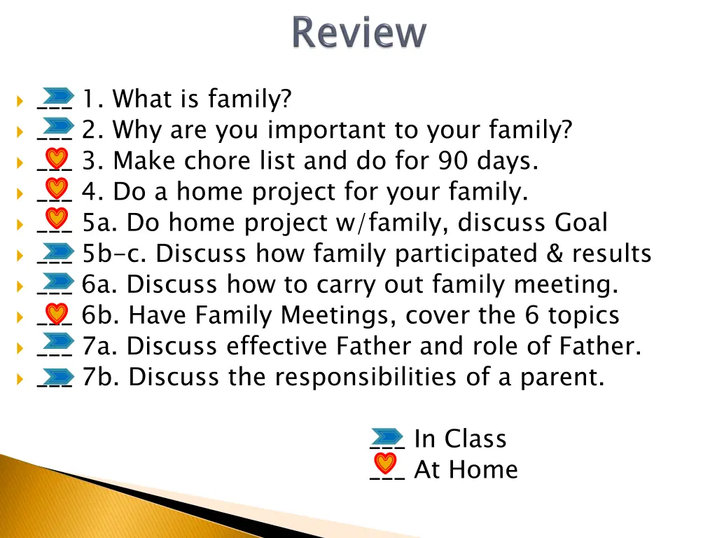 1 what is family 2 why are you important to your
