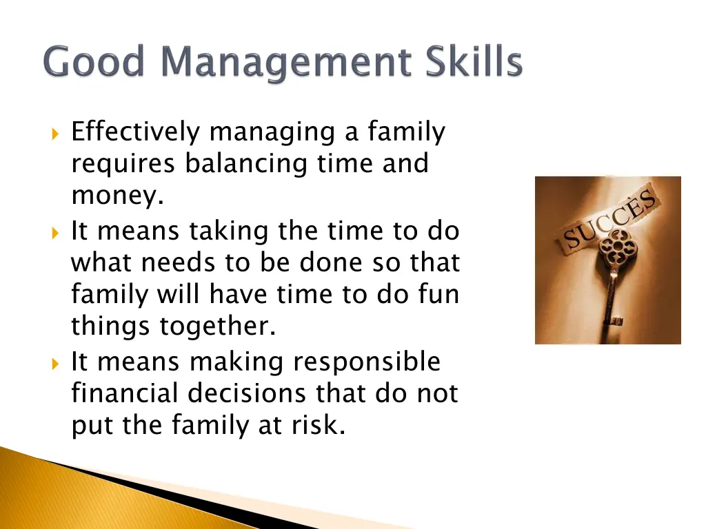 effectively managing a family requires balancing