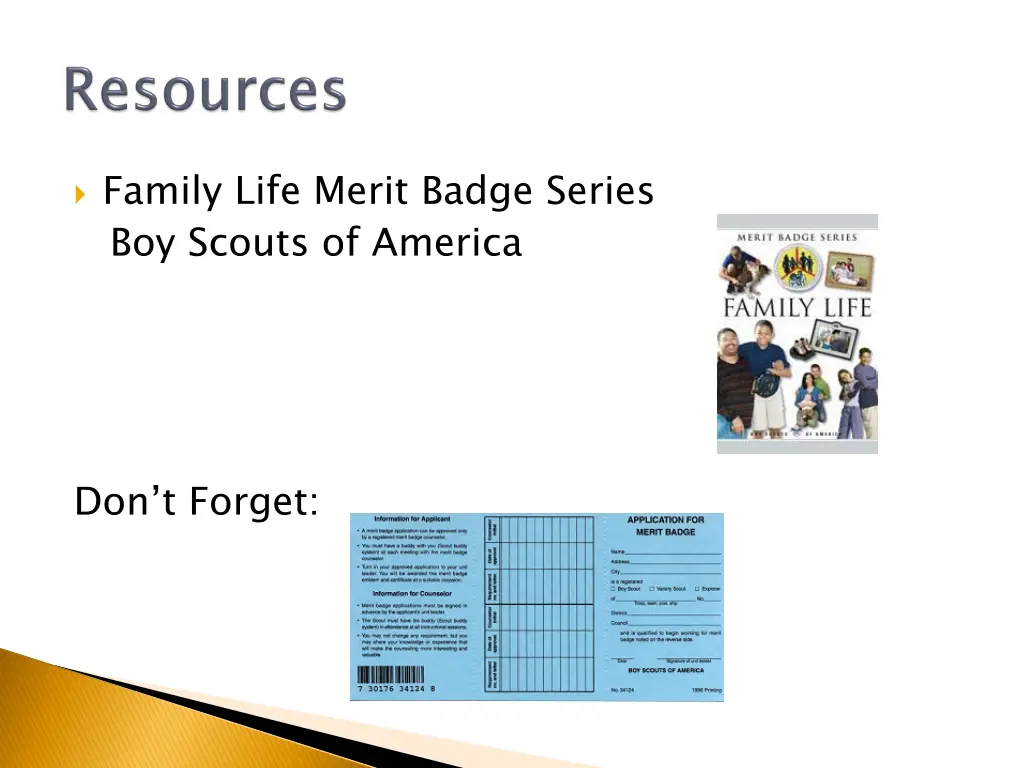 family life merit badge series boy scouts