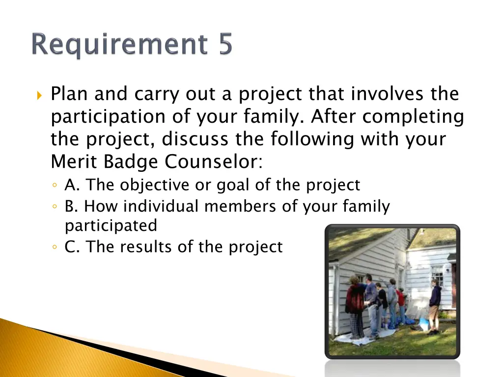 plan and carry out a project that involves