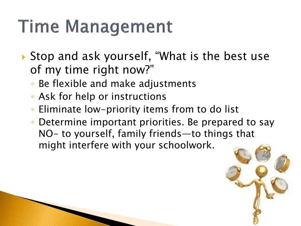 stop and ask yourself what is the best