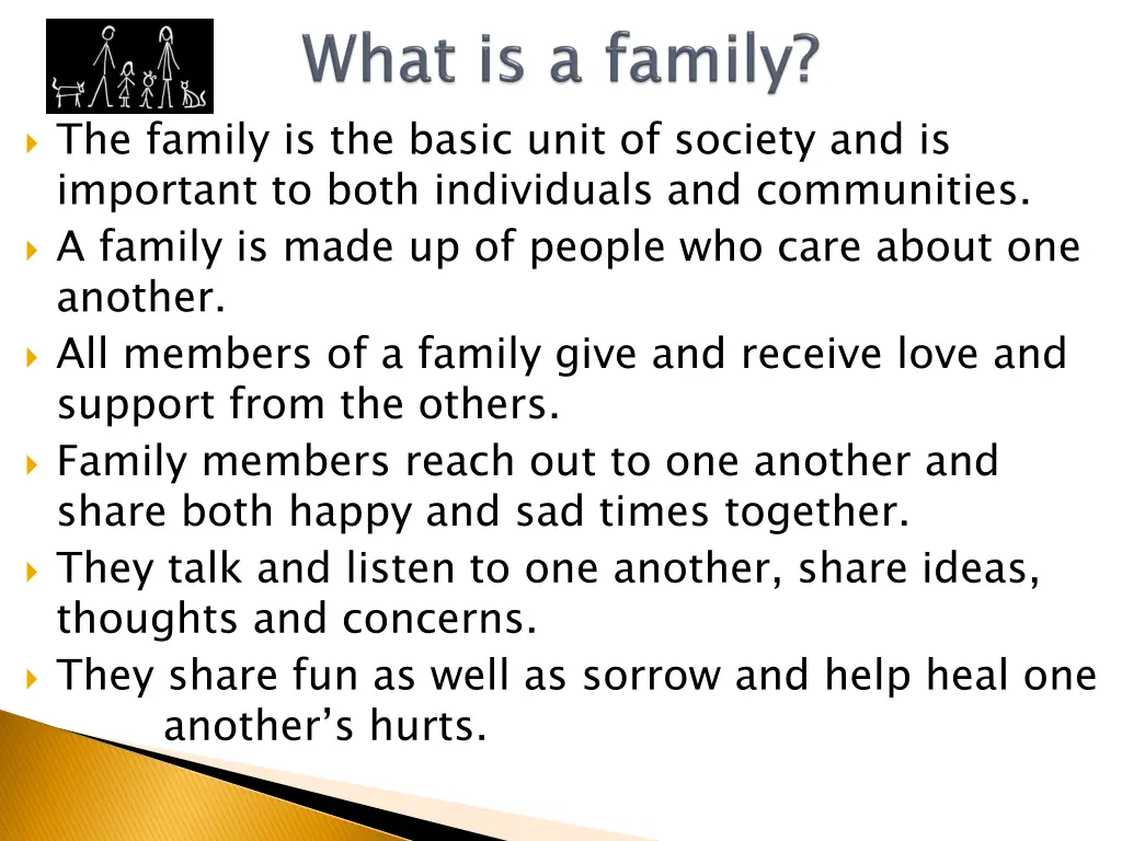 the family is the basic unit of society