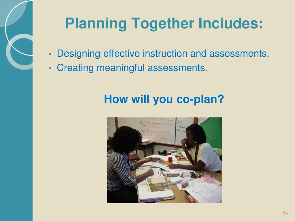 planning together includes