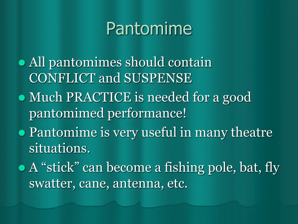 pantomime 2