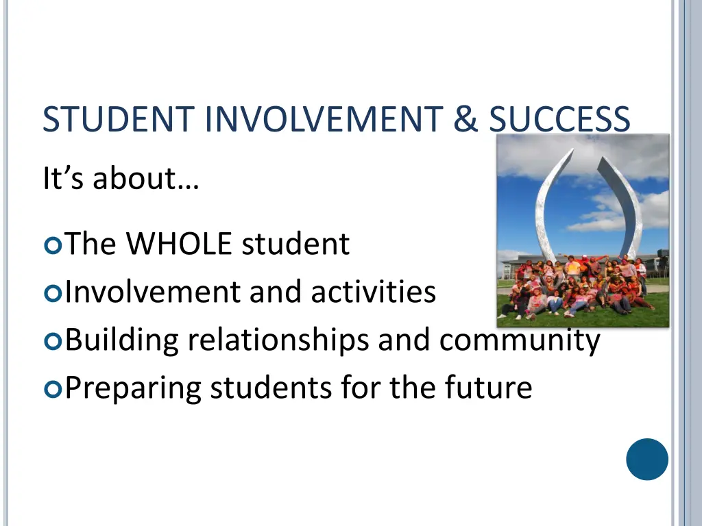 student involvement success