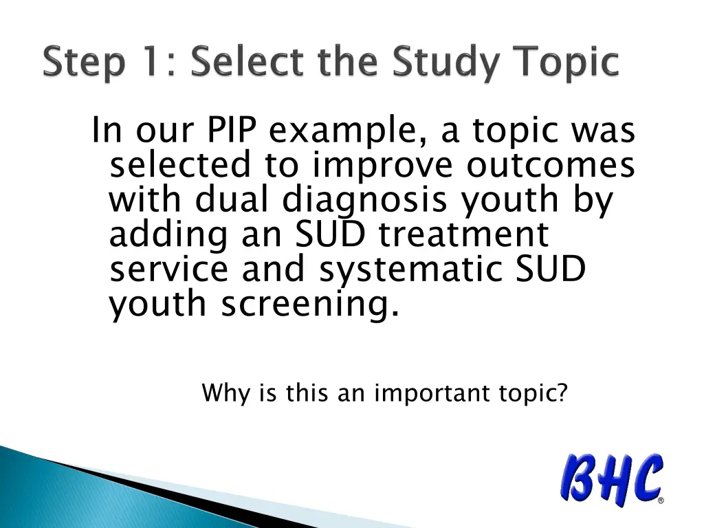 in our pip example a topic was selected