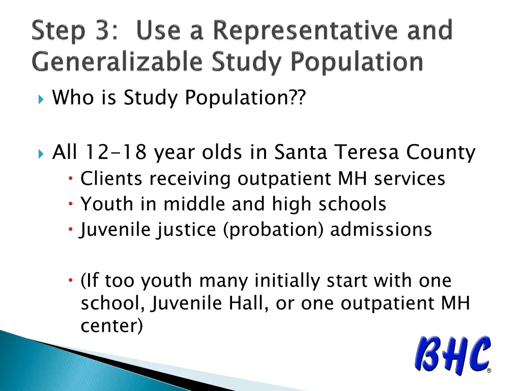 who is study population