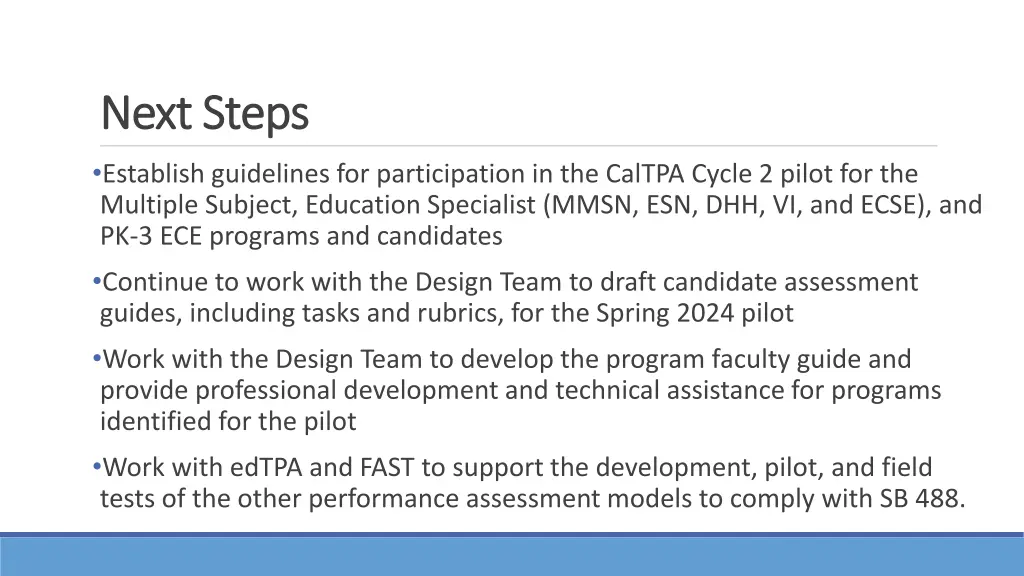 next steps next steps