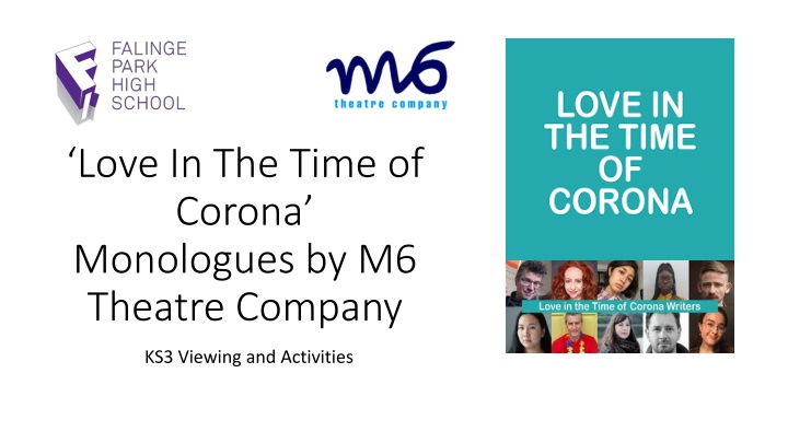 love in the time of corona monologues