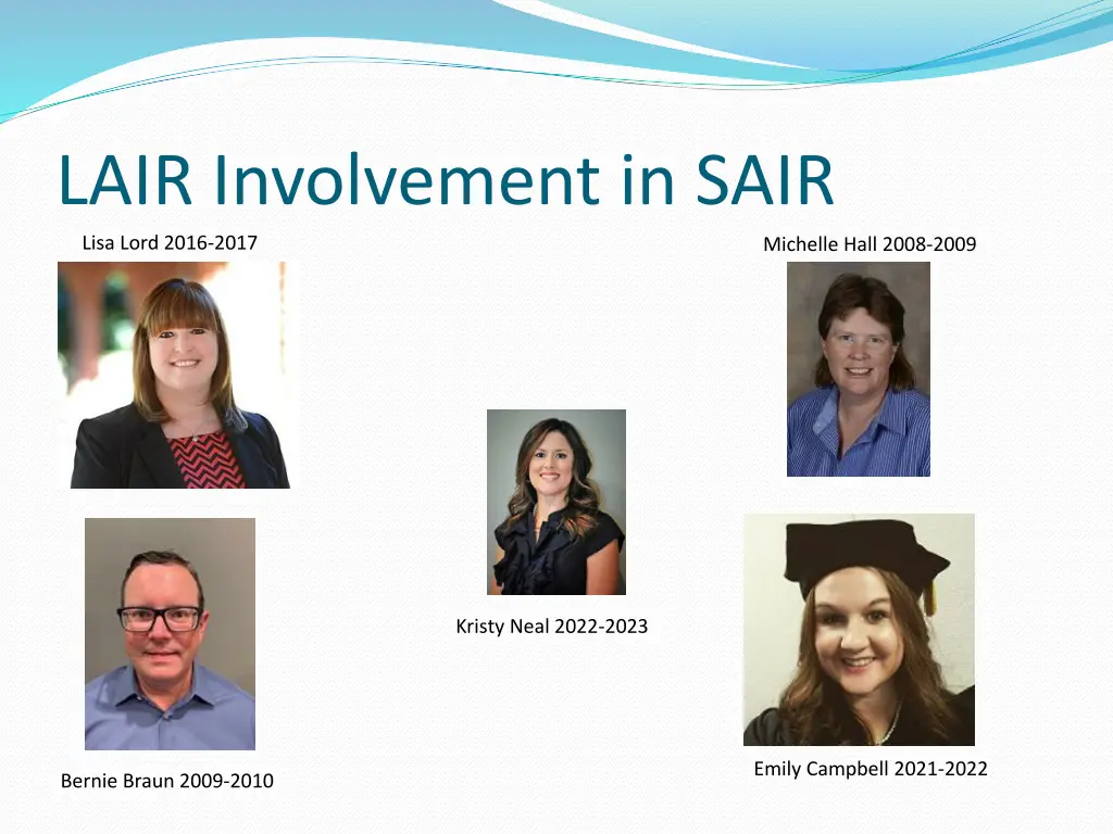 lair involvement in sair lisa lord 2016 2017