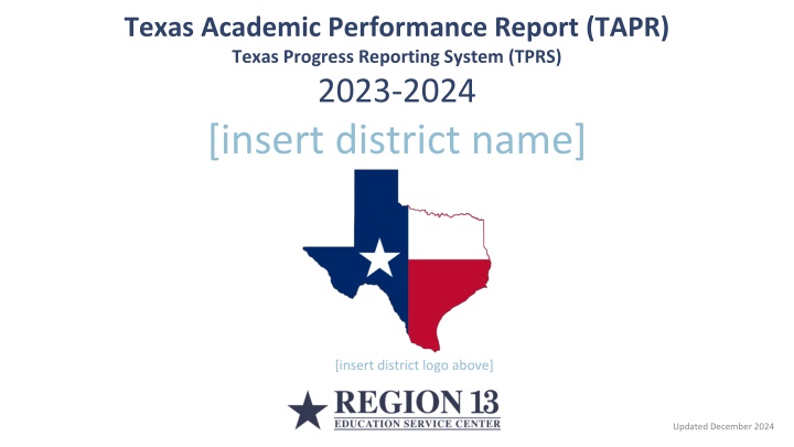 texas academic performance report tapr texas