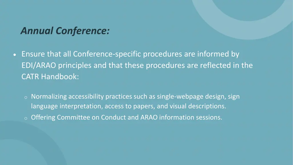 annual conference
