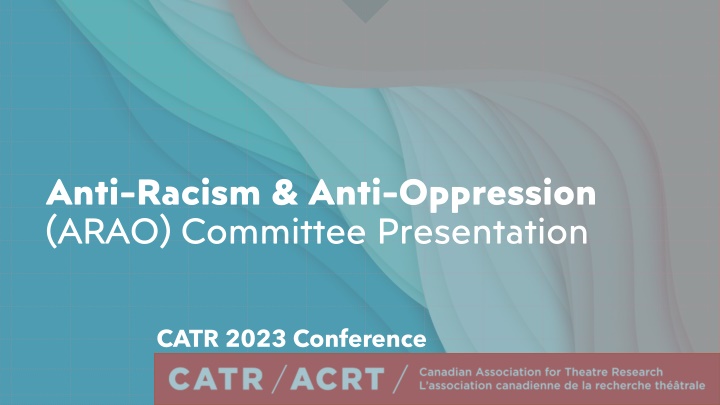anti racism anti oppression arao committee