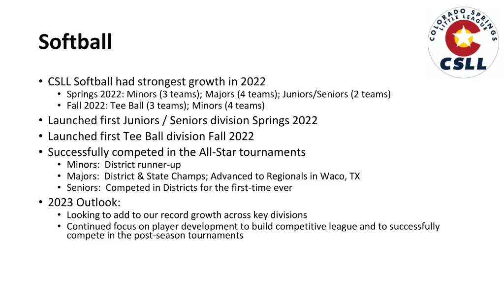 softball