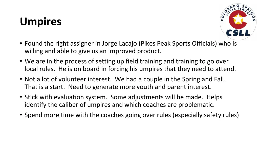 umpires