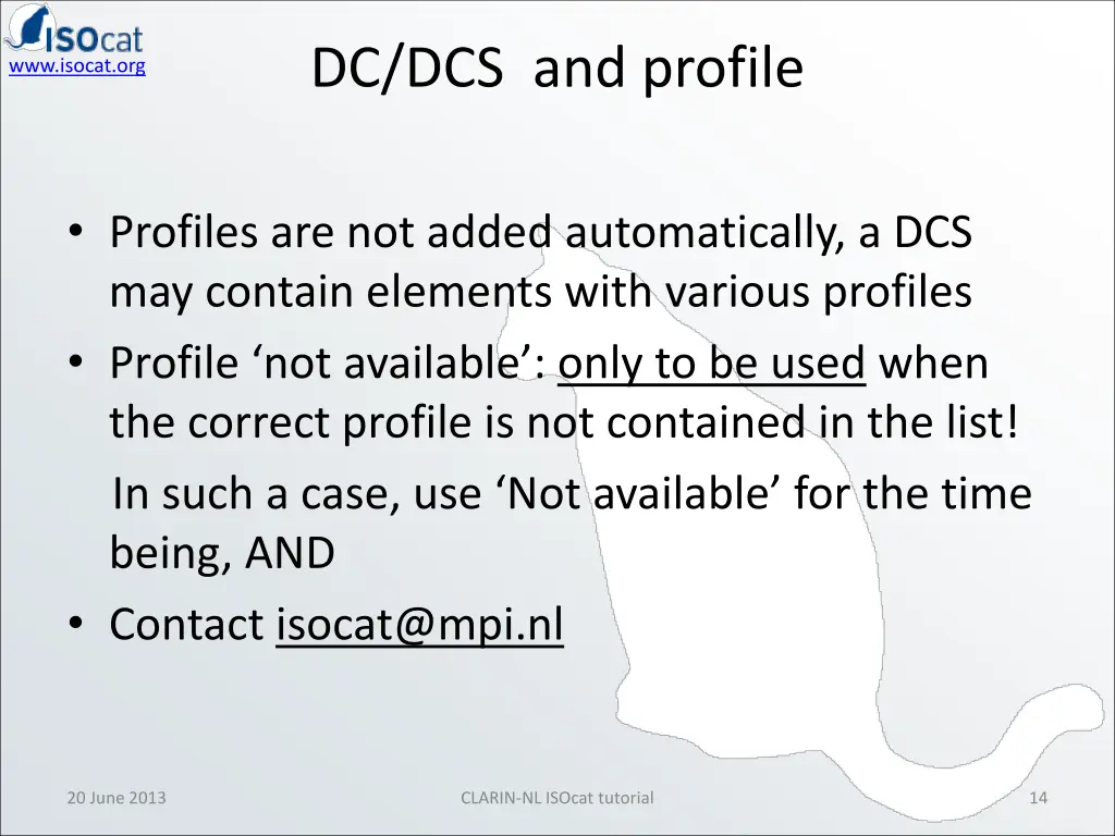 dc dcs and profile