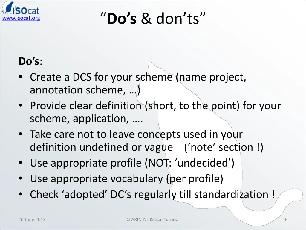 do s don ts