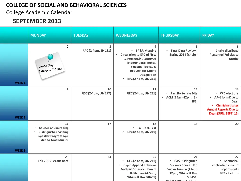 college of social and behavioral sciences college 1