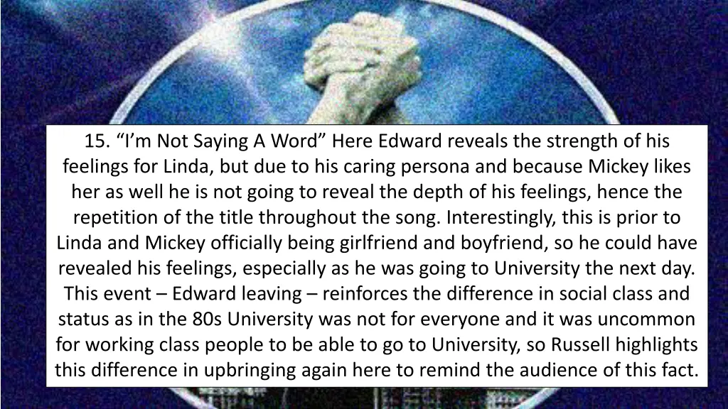 15 i m not saying a word here edward reveals