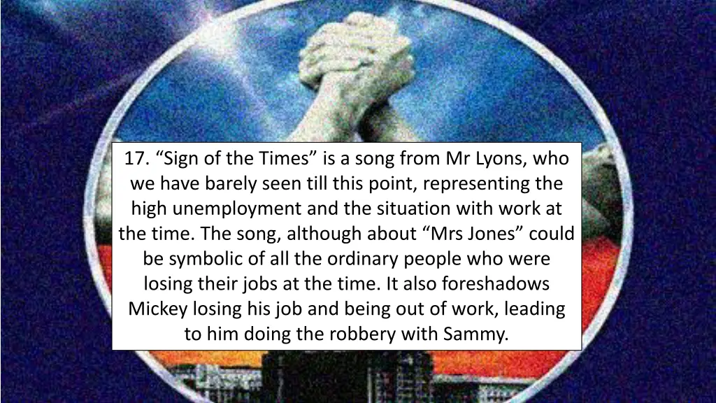 17 sign of the times is a song from mr lyons