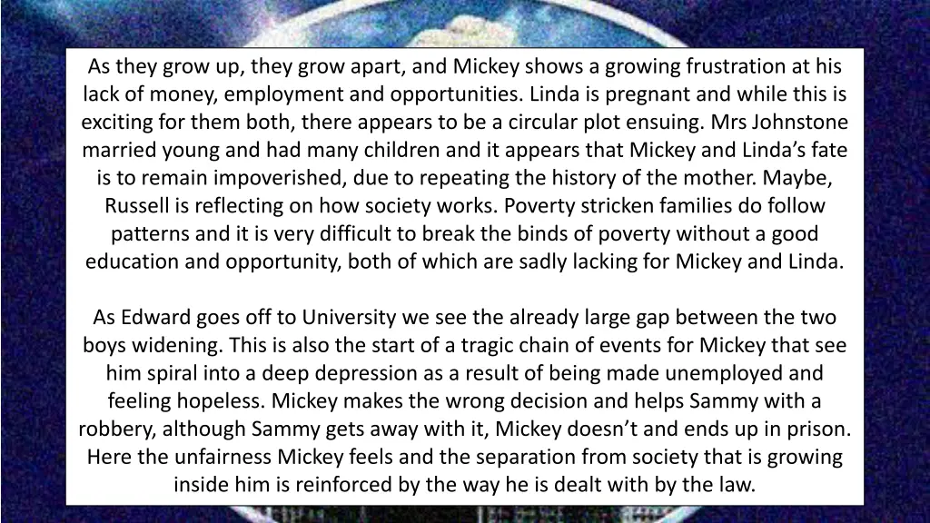 as they grow up they grow apart and mickey shows