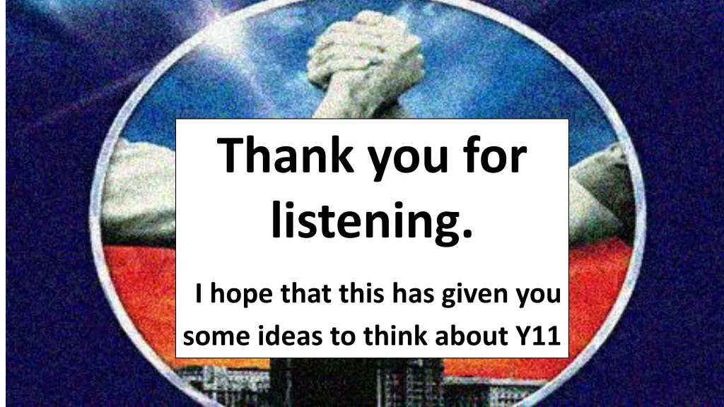 thank you for listening i hope that this