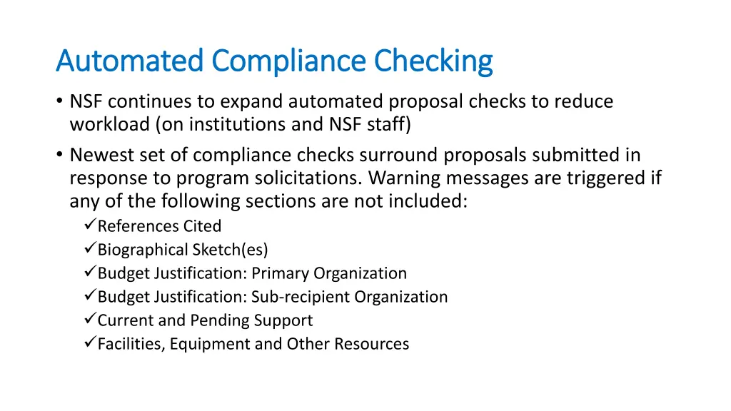 automated compliance checking automated